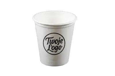 Kubek z trzciny cukrowej 250ml bez SUP na kawę z LOGO
